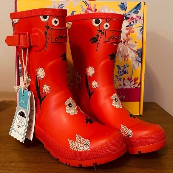 ‎Womens Joules Rainboot size 6 -EUC - Picture 1 of 4